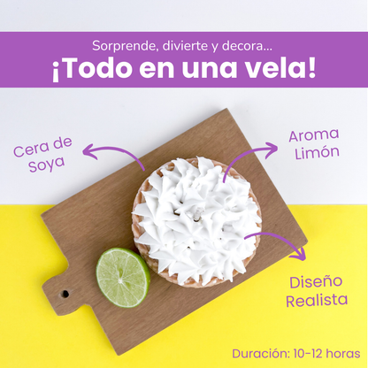 Vela Pie de Limón