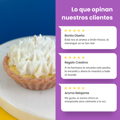 Vela Pie de Limón