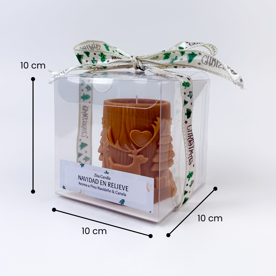 Vela Navidad en Relieve
