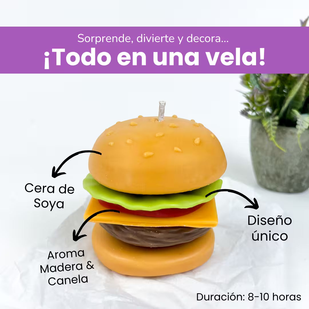 Vela Hamburguesa