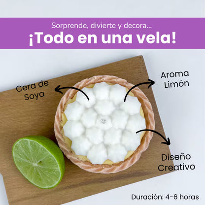 Vela Pie de Limón